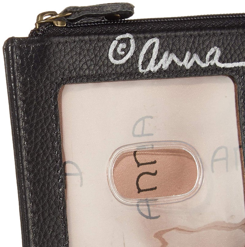 Anna by Anuschka Women's Hand Painted Genuine Leather Organizer Wallet - Lion Pride - Image 4